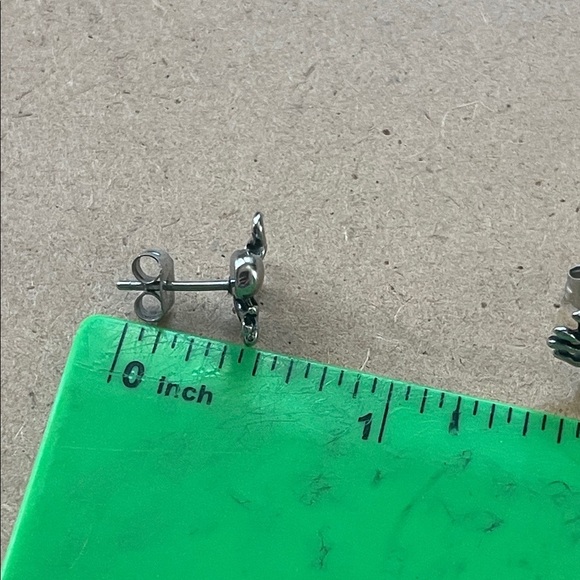 Silver Octopus Earrings - Picture 4 of 4